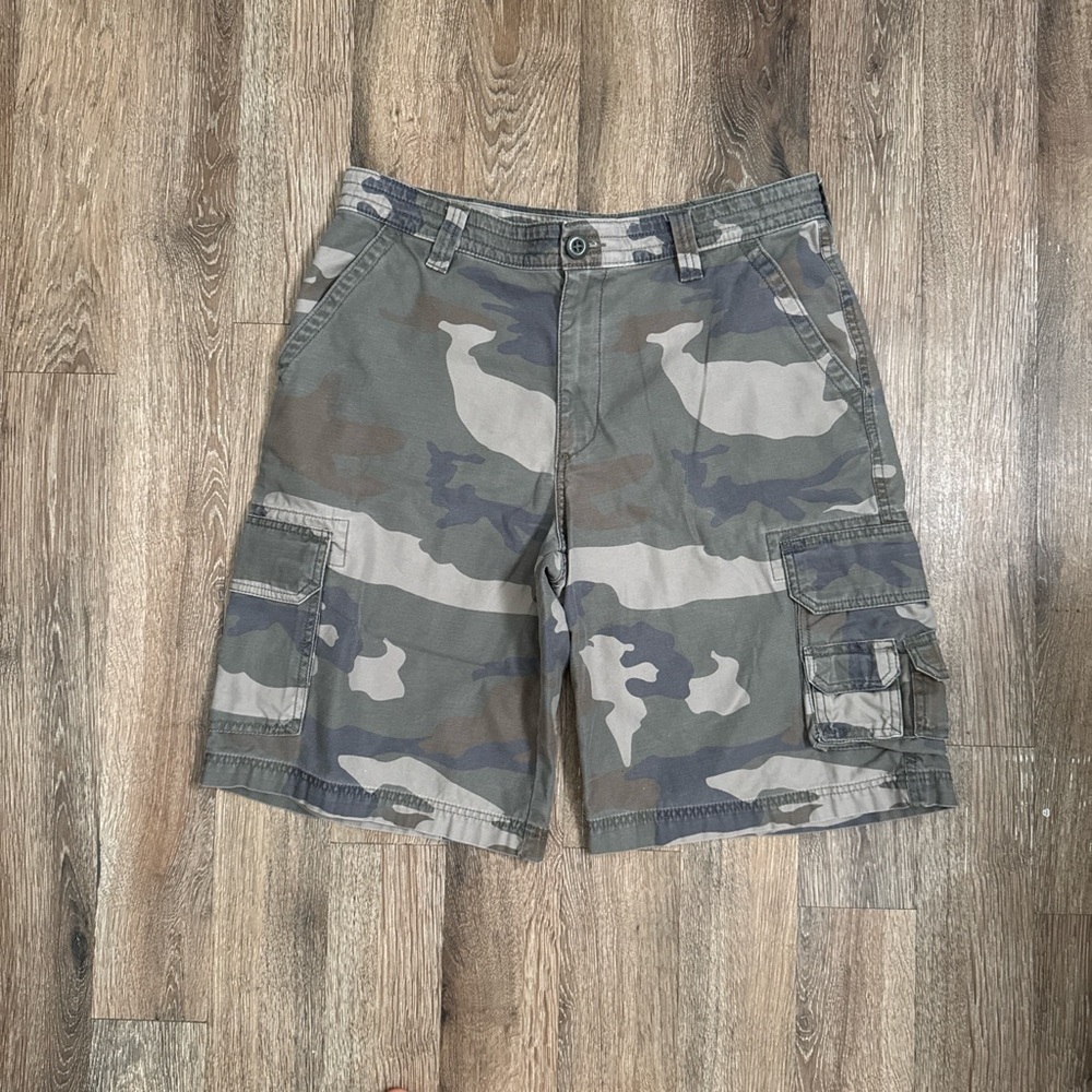 RedHead Men's Camo Cargo Shorts - Green Gray